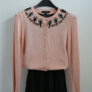 Ann Taylor Beaded Sweater Sz: XS